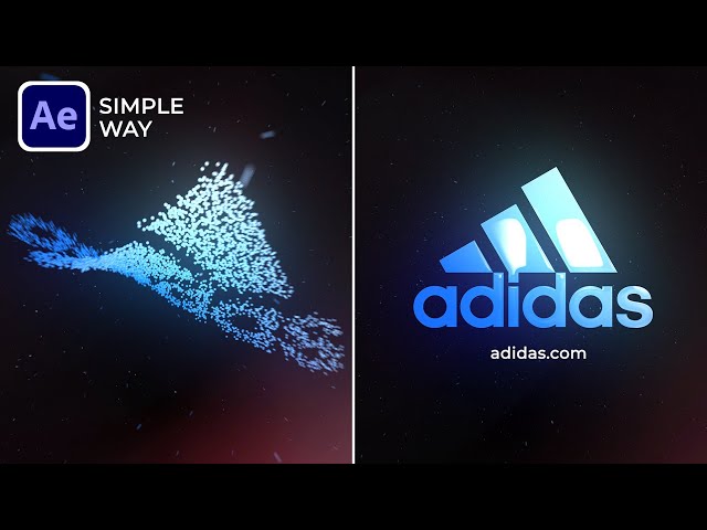 After Effects Tutorial: Particles Logo & Text Animation | Simple Way - No Plugin