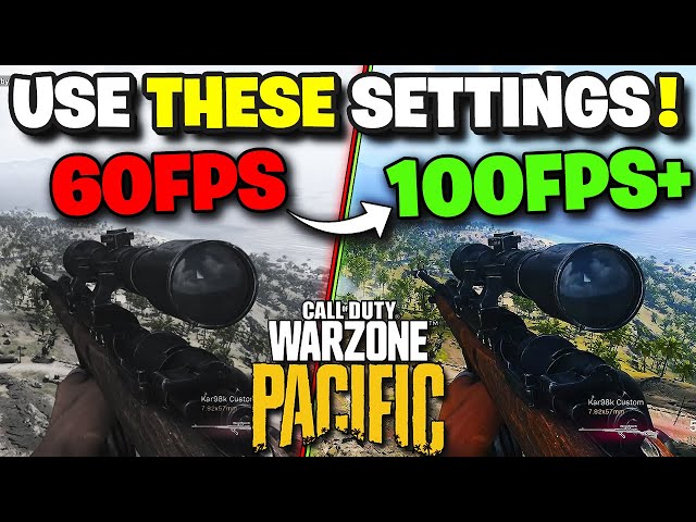 *BEST* Warzone PC Settings for FPS & Visibility (CALDERA UPDATE!)