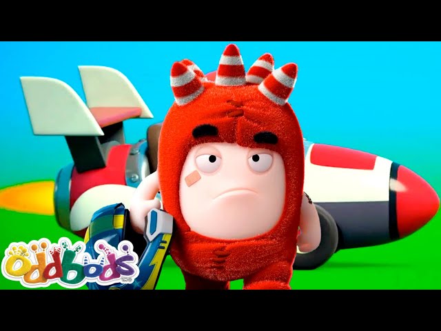 ODDBODS HAVE A NEED FOR SPEED! | Cartoons For Kids