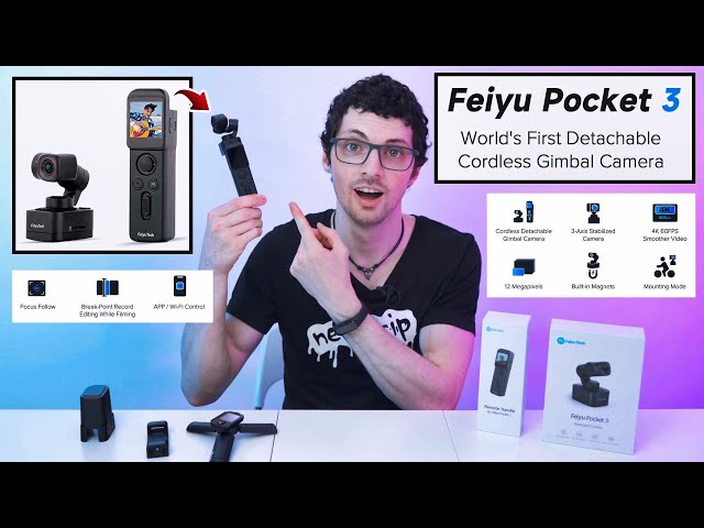 Genius Magnetic Micro Gimbal System! - Feiyu Pocket 3 Review & Test