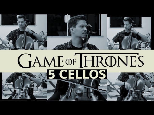Game of Thrones: Main theme - 5 Cellos + Percussion