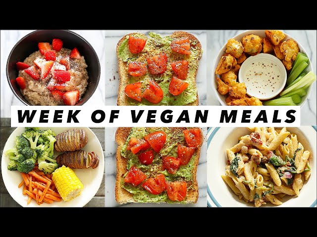 WHAT I EAT IN A WEEK (VEGAN) ➟ easy meals! 🥑