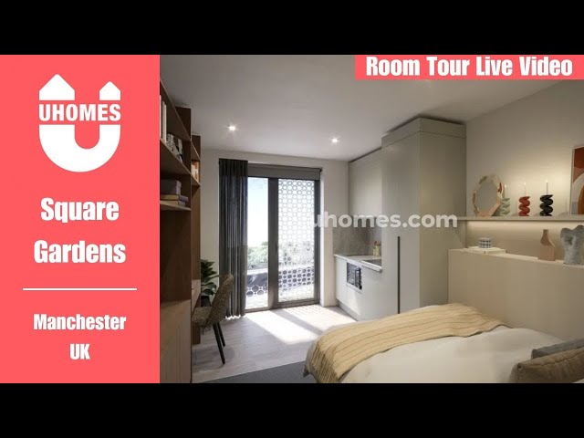 Modern Student Accommodation In Manchester - Square Gardens [Room Tour]