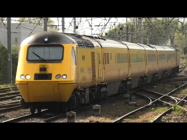 Fantastic Few Hours At Carlisle Colas (Network Rail ) HST Measuring train and Freightliner 47830￼
