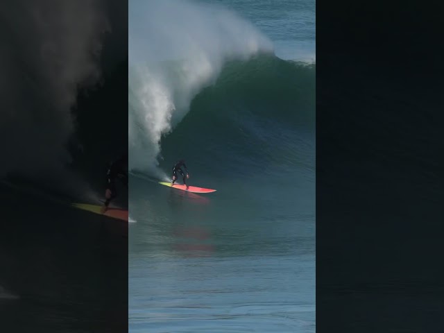 Watch This Massive Wave Turn Into an Avalanche! #shorts #surfing