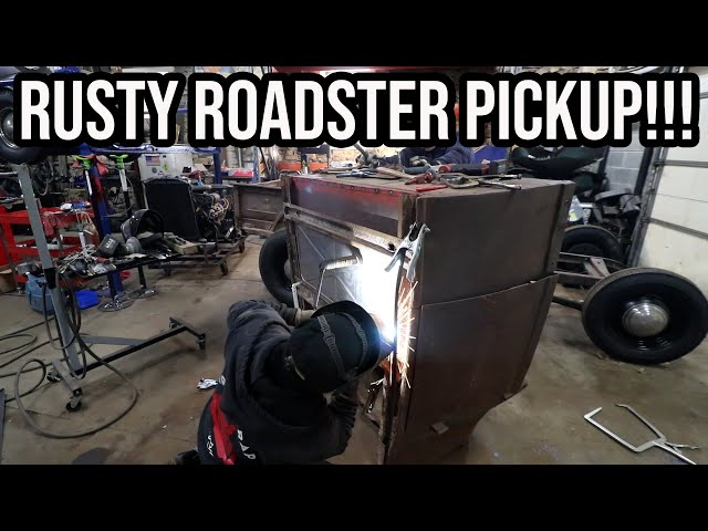 Repairing The Rotten and Smashed In Rear Body Of Our 1928 Ford Roadster Pickup!!!