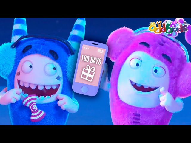 Oddbods | NEW | 100 DAYS COUNTDOWN TO THE HOLIDAYS | Funny Cartoons For Kids