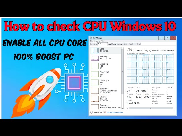 How To Enable All CPU Cores Windows 11/10 & 100% Boost PC | Check How Many Cores Your CPU