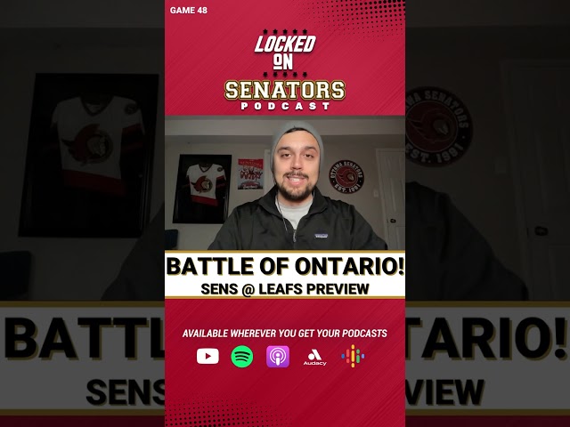 3 Things You Need To Know Ahead Of Ottawa Senators @ Toronto Maple Leafs | GAME PREVIEW #nhl #shorts