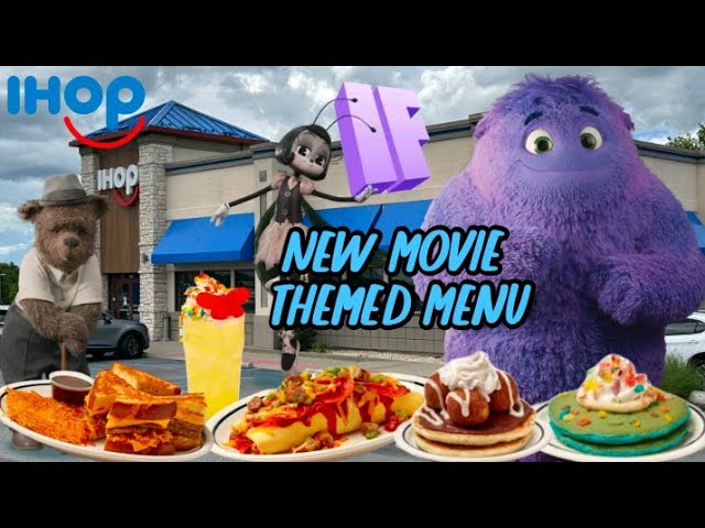 IHOP IF NEW MOVIE THEMED MENU REVIEW (Limited Time)