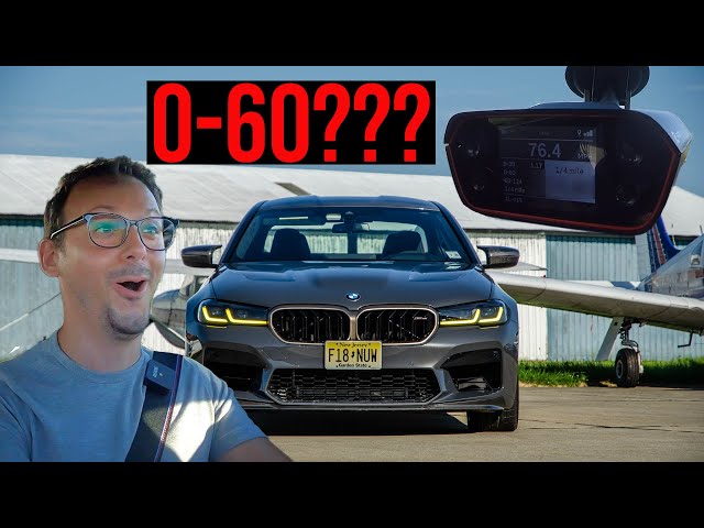 BMW M5 CS from 0 to 6- mph in 2.8 seconds!