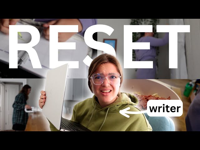 the great summer writing reset | querying, writing schedule, cleaning and more!