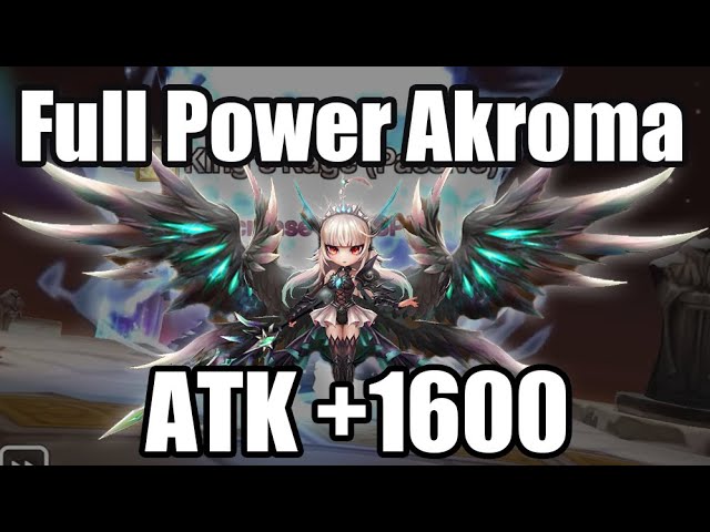 ATK +1600 Full Power Akroma Debut! Do you prefer tanky or full power?【Summoners War RTA】