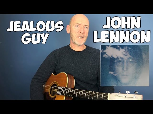 Jealous Guy - John Lennon - Guitar lesson by Joe Murphy