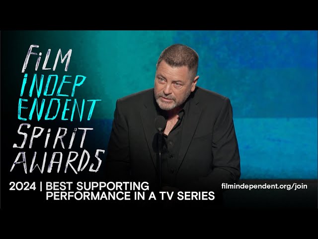 NICK OFFERMAN wins BEST SUPPORTING IN NEW SCRIPTED SERIES at the 2024 Film Independent Spirit Awards