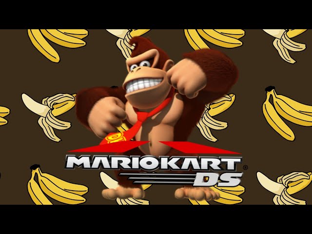 Mario Kart DS playing as DK shell Cup