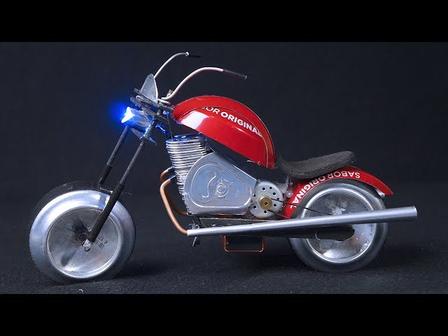 How To Make an Amazing Electric Motocycle  -  Aluminum Cans DIY