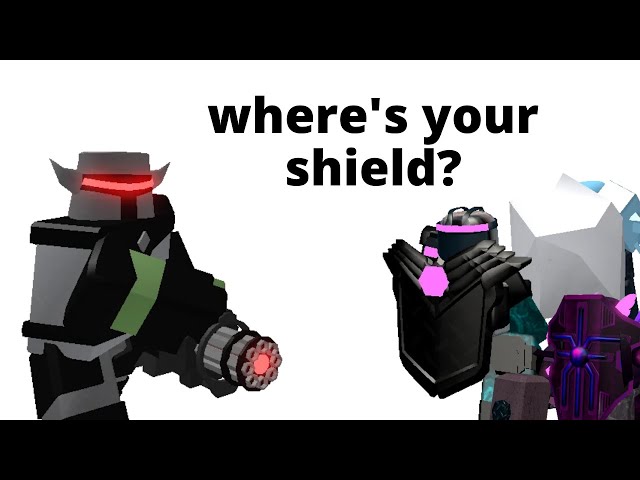 Shield enemies in a nutshell (TDS meme)