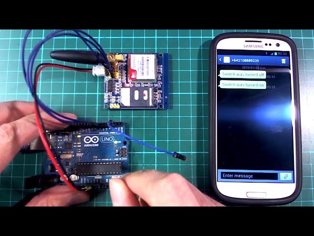 Arduino + GSM module (SMS message, HTTP requests)