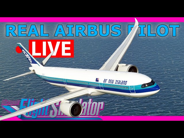 Real Airbus Pilot Flies the A330Neo Live! ETOPS to Melbourne