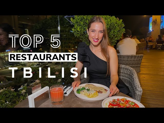 5 BEST RESTAURANTS IN TBILISI (with prices) 4K