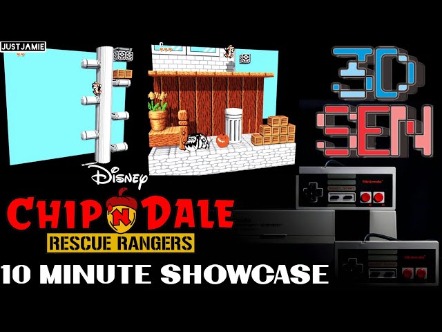 Chip 'N Dale: Recue Rangers 3DSEN Emulator Gameplay #3dsen #nes #chipndale