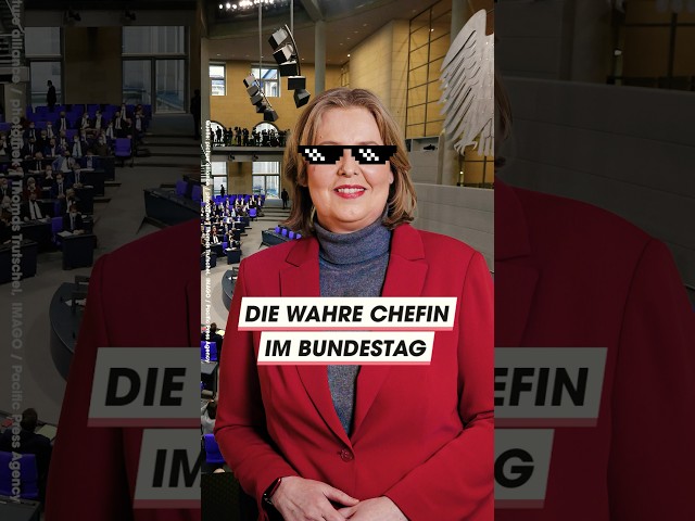 Die WAHRE Chefin im Bundestag #shorts