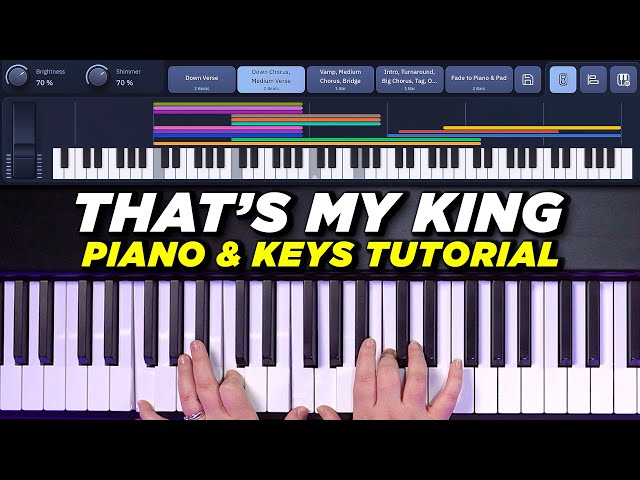 That's My King - Cece Winans Piano Tutorial - Sunday Keys Song Specific Patch