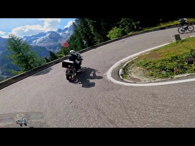 NC 750X DCT chasing BMW 1250 GS // RAW footage