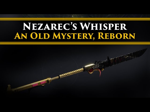 Destiny 2 Lore - Nezarec's Whisper! Is Nezarec a Disciple of the Witness? An old mystery!
