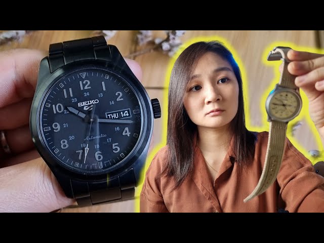 New Seiko 5 Field Watches: SRPJ09 Review & Comparison with SNK800 series