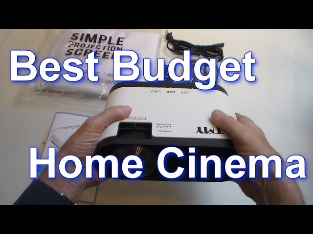 Best Budget Home Cinema - TMY 1080HD LED Projector Unboxed + Using it.