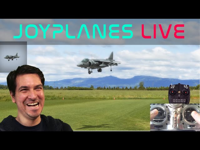 Joyplanes RC Live Stream feb 2021 - Flying in the RC simulator