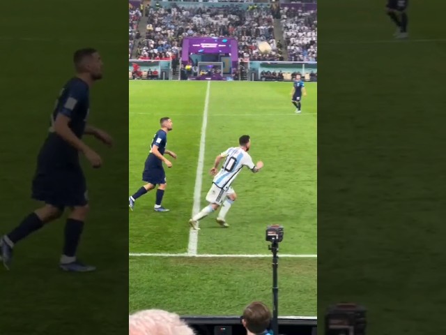 Messi's Video Game Assist Vs 🇭🇷 #shorts #messi