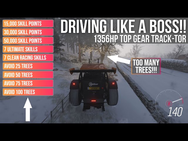 Forza Horizon 4 DRIVING LIKE A BOSS!! - 1356HP Top Gear Track-Tor