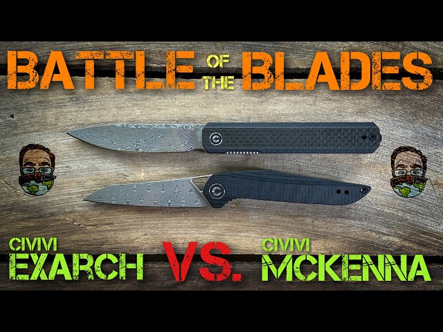 Battle of the Blades: Civivi McKenna vs. Civivi Exarch!! Two of the best front flippers square off!!