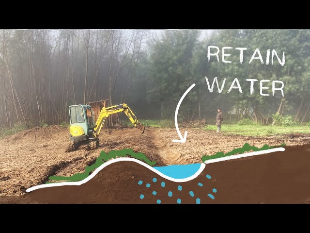 #105 Digging swales and planting fruit trees before winter rain comes (LAST EPISODE)