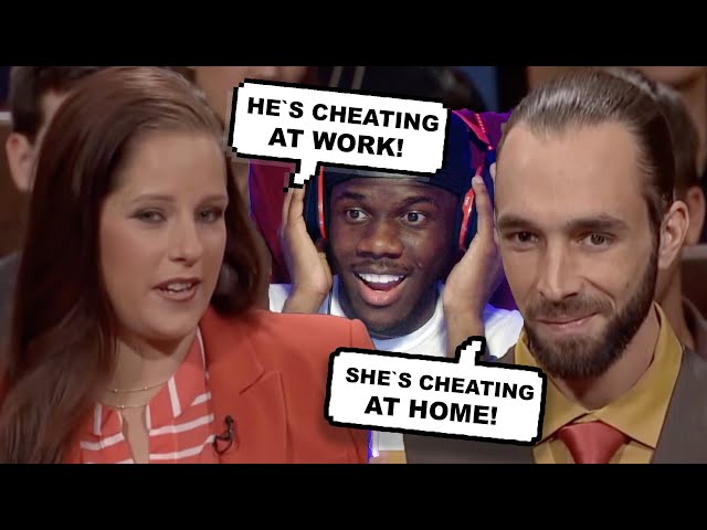 WIFE thinks HUSBAND is CHEATING because she`s SLEEPING with his ROOMATE!