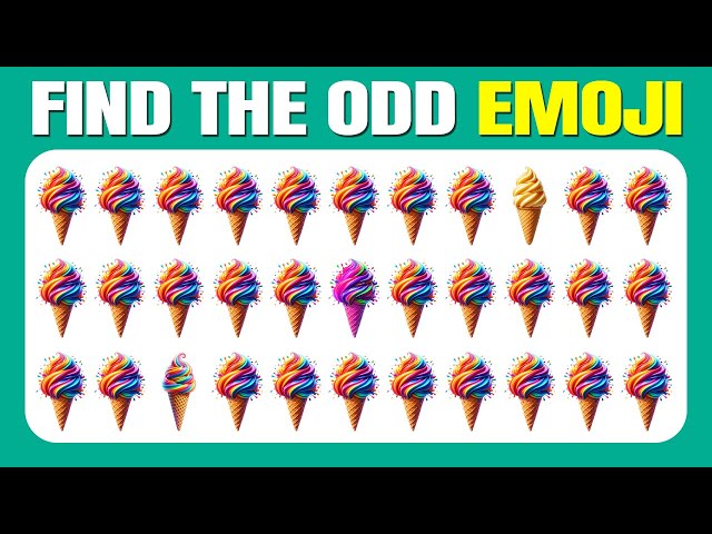 Find the ODD One Out | Sweets and Drinks Emoji Quiz 🍧🥤 Quizzer Odin