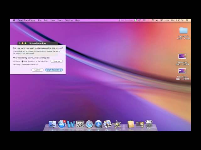 Tech Support: How to use screen recording on a Macbook using QuickTime
