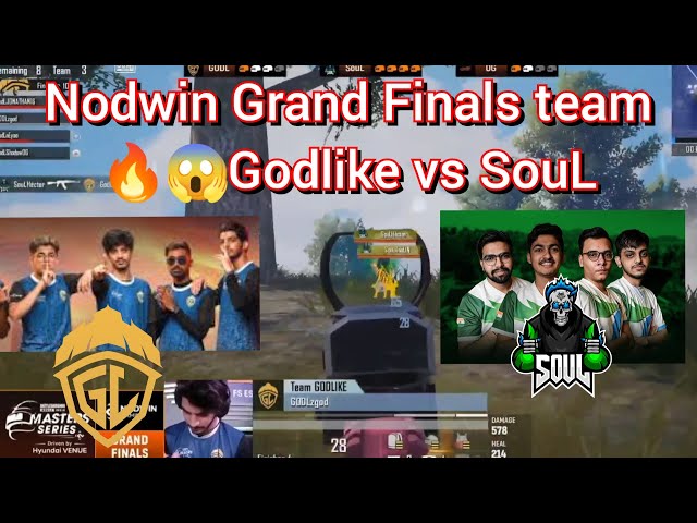 Grand Finals Team 🇮🇳 Godlike Vs SouL 🔥 BGMI Master series | Orangutan WWCD 🍗 | #bgmimasterseries