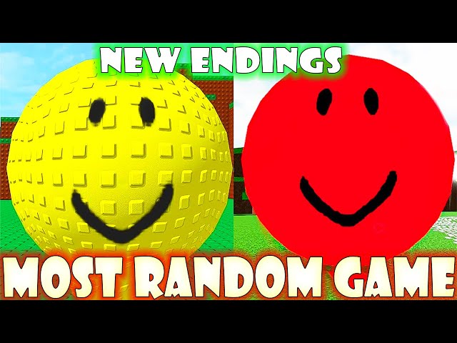 MOST RANDOM GAME ON ROBLOX *How to get ALL 5 NEW Endings and Badges* Roblox