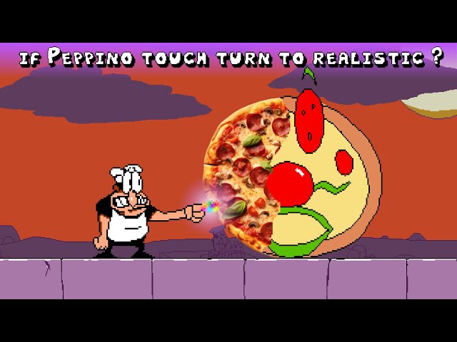 Pizza Tower but Everything Peppino touch turns to Realistic!