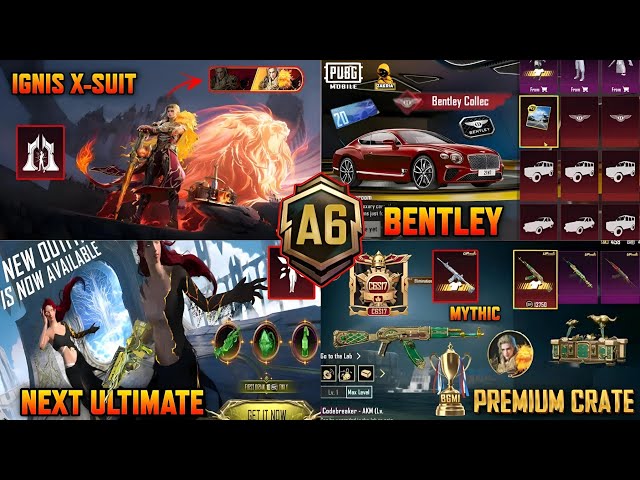Ignis X-Suit Leaks | Bentley Collaboration | Next Ultimate Set | Next Premium Crate Upgrade | RP A6