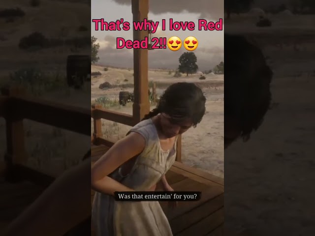 That's why I love Red Dead Redemption 2!!! 😍😍#shorts