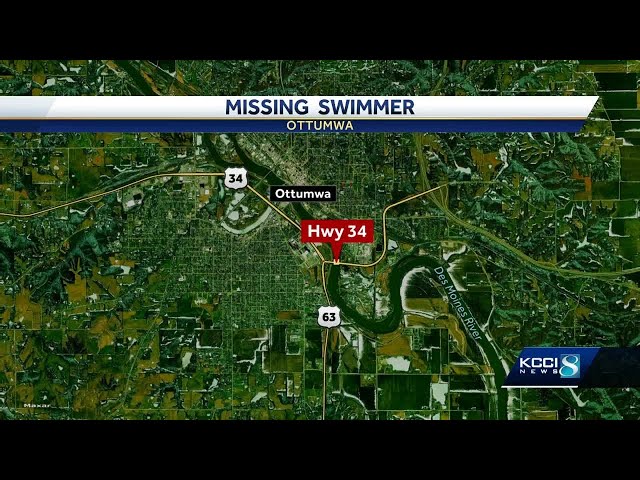 Search continues for missing Ottumwa man last seen swimming in Des Moines River