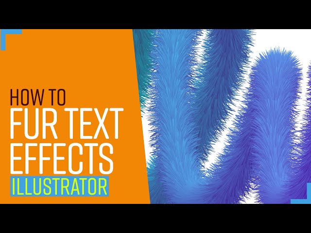 How to create fur effects in illustrator