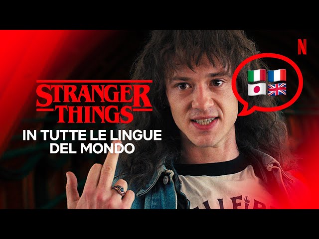 Ecco la voce di EDDIE MUNSON di STRANGER THINGS in TUTTE LE LINGUE DEL MONDO | Netflix Italia