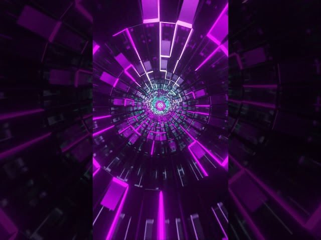 #abstract #background Video 4k Wallpaper TV Pink Teal Metallic Tunnel VJ #loop NEON Calm Visual ASMR