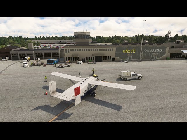 Livestream first look at the Shorts Skyvan and ESMX Växjö Småland in Microsoft Flight Simulator